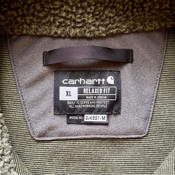 Carhartt Green Fleece Pullover Sweater - Picture 2 of 5